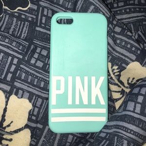 PINK teal colored phone case