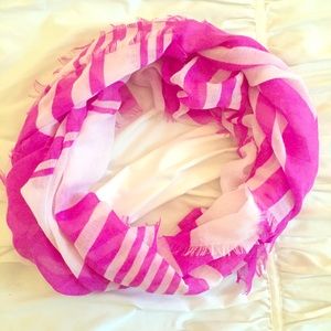 Purple Striped Scarf