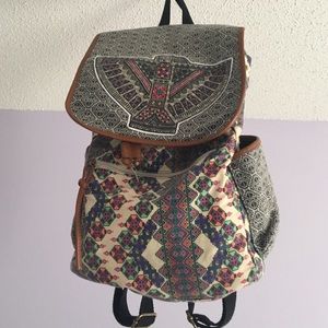 Tribal print backpack