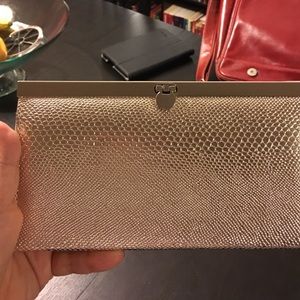 Aldo gold clutch