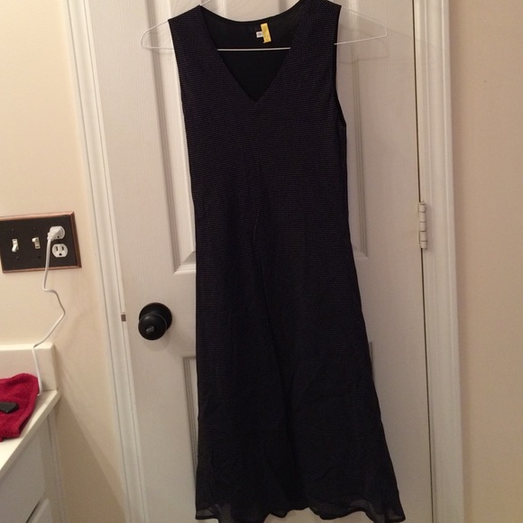 Black and white dot dress