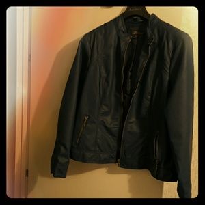 Faux leather jacket