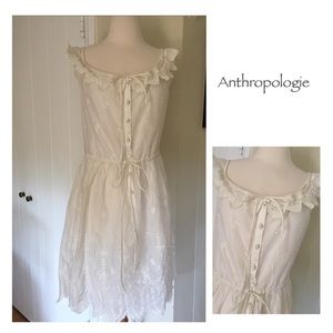 RESERVED Anthropologie Eyelet Dress