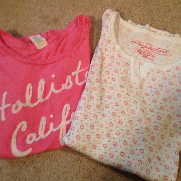 Bundle short sleeve Hollister/long sleeve Aero