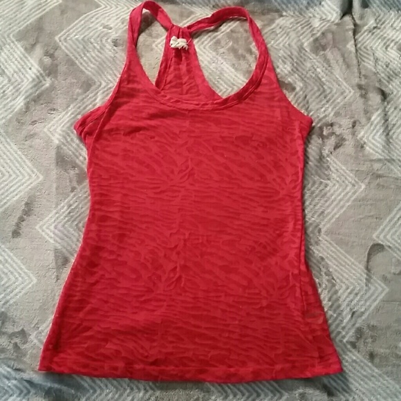 Zebra print racer back shirt