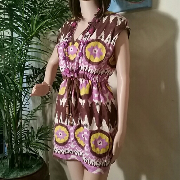 Very cute dress with drawstring adjustable beltbel - Picture 3 of 3