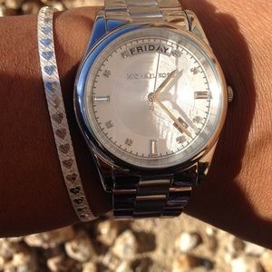 Stainless Steel Micheal Kors Watch w/day and date