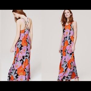 NWT LOFT Full Bloom Maxi Dress