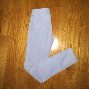Light blue Abercrombie and Fitch Corduroy  jeans