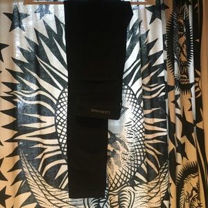 Black carmar rayon high rise denim