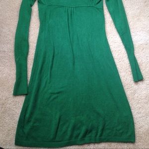 bcbg green sweater dress