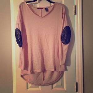 BKE elbow patch sweater