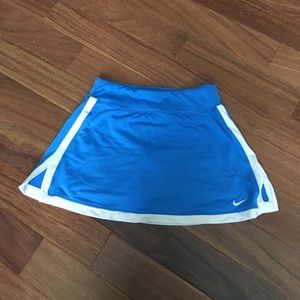 blue nike tennis skirt