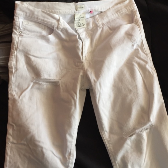 White Boyfriend Jeans