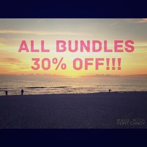 All bundles (2+ items) are 30% OFF!