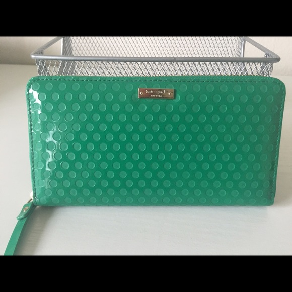 kate spade Handbags - Auth. NWOT, Kate Spade continental wallet-green