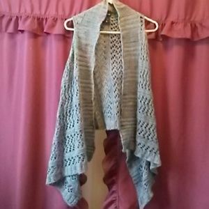 Juniors short sleeve cardigan