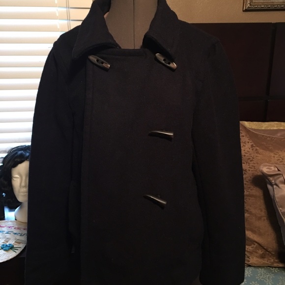 Navy Blue Pea Coat