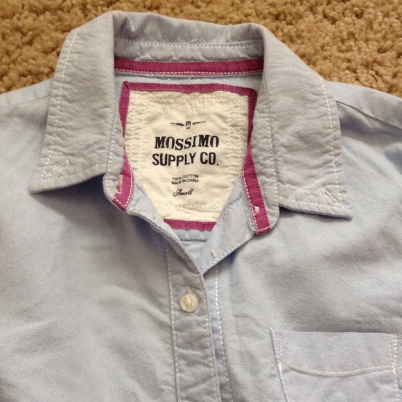Denim-like button down - Picture 2 of 2