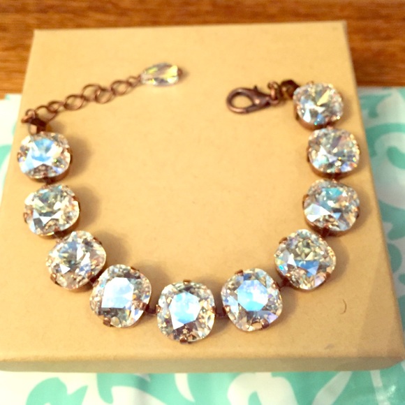 Swarovski 12mm Cushion Cut Bracelet - Picture 1 of 3
