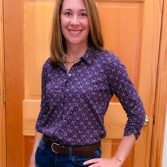 Eddie Bauer Tops - EDDIE BAUER snap button down shirt, AWESOME