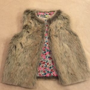 Faux fur Toddler vest