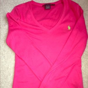 Ralph Lauren pink long sleeve