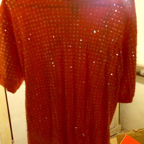 Oversized sequin tee-vintage-