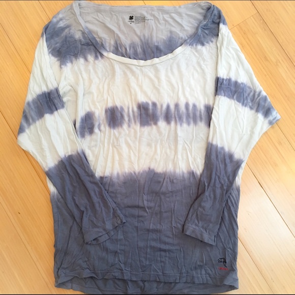 Lucky Brand Tops - Lucky Brand shirt, M, gray blue tie dye.