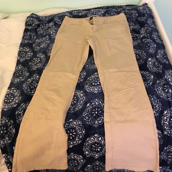 Khaki American eagle artist pants