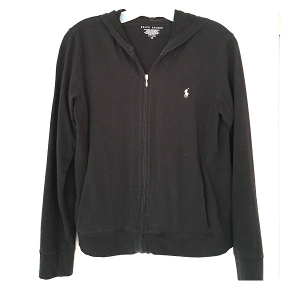Ralph Lauren Jackets & Blazers - Ralph Lauren black zip up hoodie