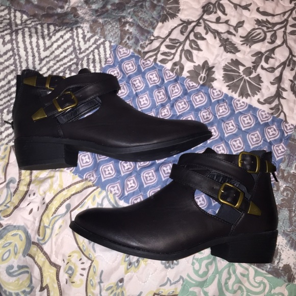 Brown booties