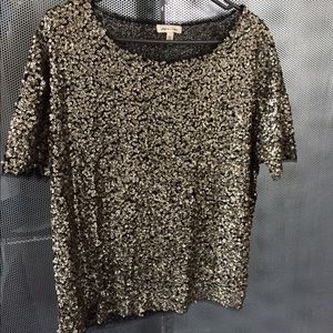 Silence + Noise Urban Outfitters Sequin Top