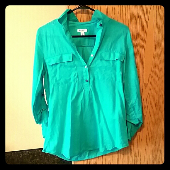 Old Navy Tops - Teal Blouse