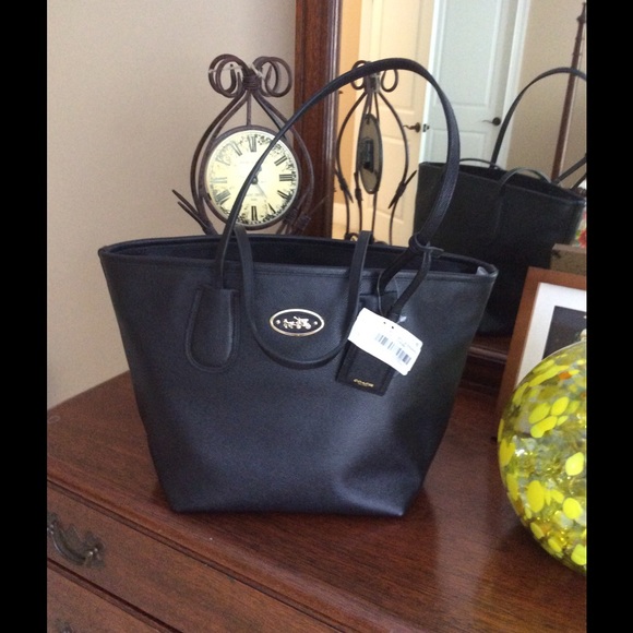 👜COACH Leather Tote💥