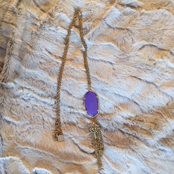 Rayne necklace lavender Kendra Scott