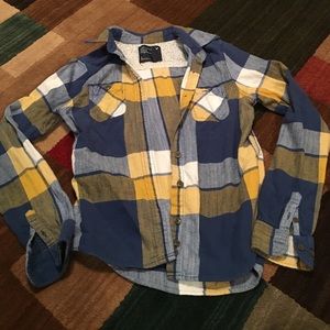 American Eagle button up.