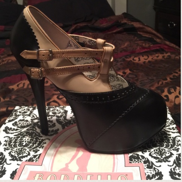 Brand New Bordello Teeze stiletto heels