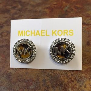 MK Logo earrings