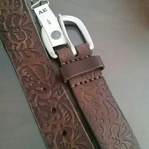 American eagle leather belt