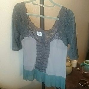 Free People lace top