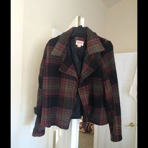 Mossimo Supply Company plaid jacket