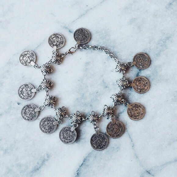 Jewelry | Boho chic coin anklet AND bracelet - Picture 2 of 3