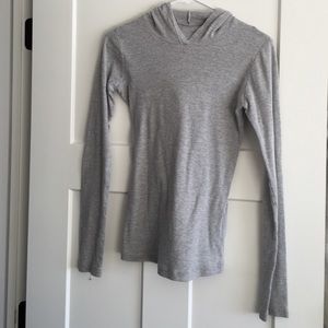 American apparel long sleeve pullover hoodie