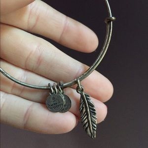 Alex and Ani feather- Silver