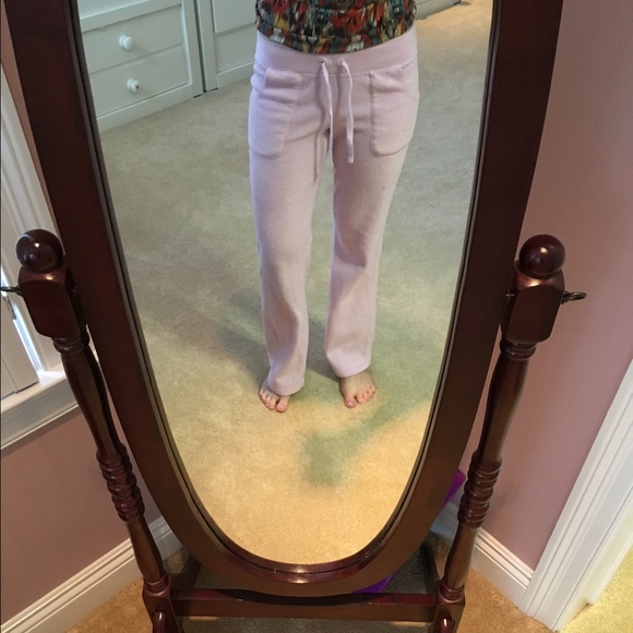 Pink sweat pants