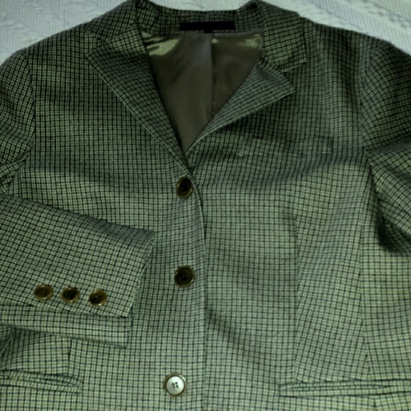 THEORY Tweed look blazer. - Picture 1 of 4