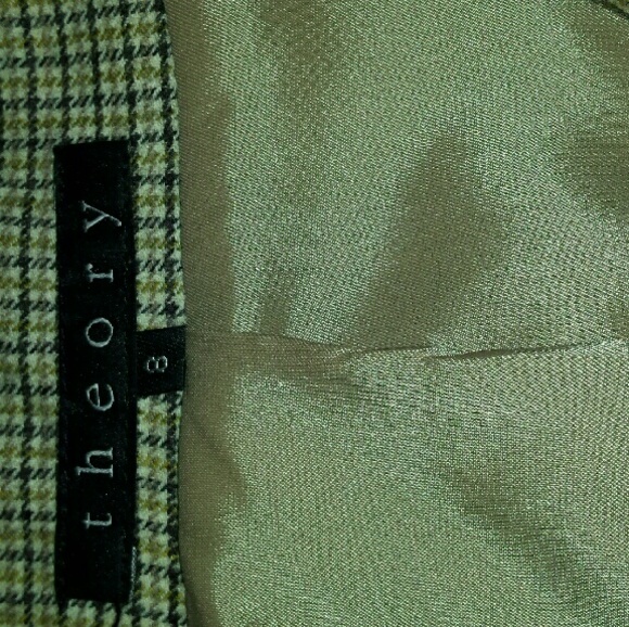 THEORY Tweed look blazer. - Picture 3 of 4