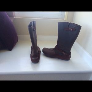 Merrill waterproof winter boots.