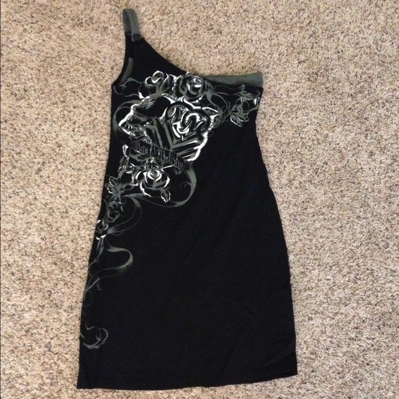 SOLD Metal Mulisha One Strap Dress